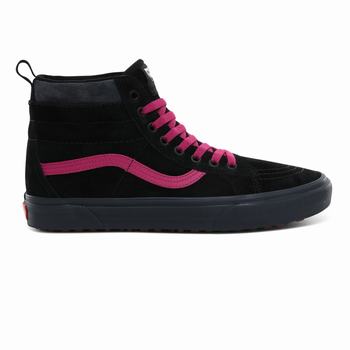 Vans Sk8-Hi MTE - Miesten Korkeavartiset tennarit - Mustat/Punainen